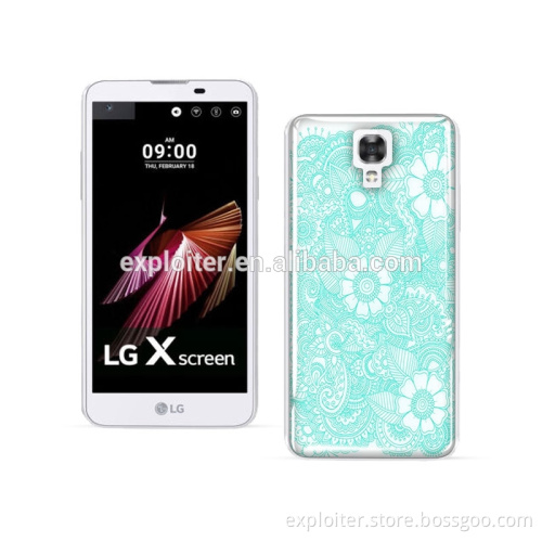 Ultra slim soft plastic gel custom design phone case for LG X Screen case
